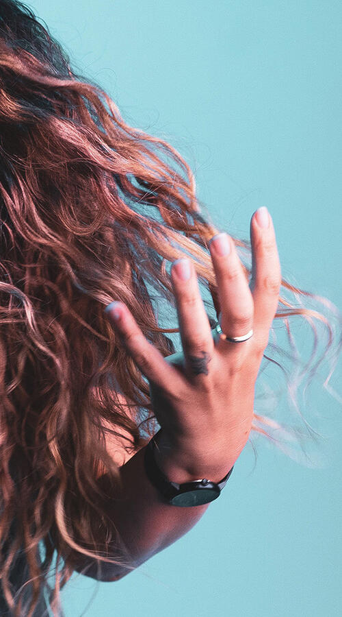 curly hair